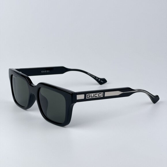 Gucci Women Black Grey Square BRAND NEW Sunglasses GG1732SK 001 main image 5